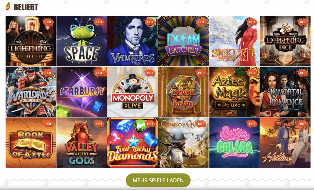 Bob Casino Beliebt Slots